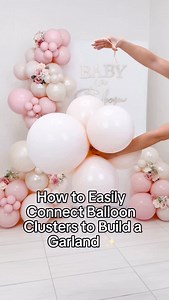 Balloon Tip 🌸 The easiest way to attach balloon clusters for a balloon garland! Learn this simple DIY balloon arch method that’s perfect for beginners setting up their first balloon garland at home. Create a professional, full, and fluffy balloon arch with this easy balloon decorating hack ✨ . . . #balloontutorial #balloons #diyballoongarland #balloontips #balloonGarland | Inflatedecoratecelebrate