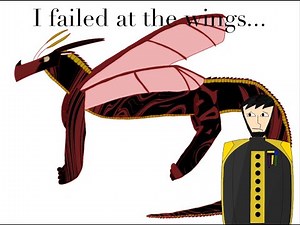 Drawing a NightWing SilkWing Hybrid! | Wings of Fire