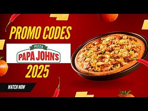 Papa John's Promo Codes 2025 🔥 | Papa John's Coupon Codes 2025 | Get 25% OFF |