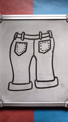Easy pants drawing pants 👖 step by step for beginner/#gart4 #drawing4kids #easydrawing #drawingidea