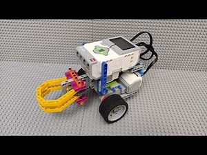 Simple Lego Mindstorm EV3 Car Robot with Gripper Design #house_of_robots #lego #legorobotics
