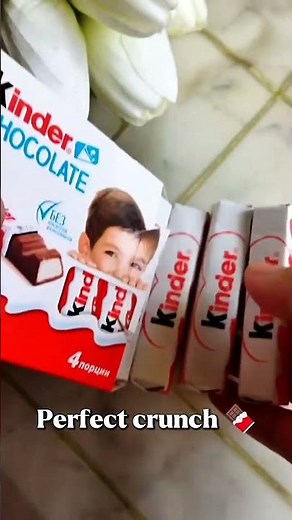 Kinder Chocolate for Kids 🍫 | 4 Mini Bars Inside