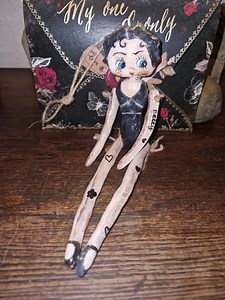 Ceramic Doll / Cute Doll /doll Puppet/ Puppet / Betty Boop /movable Arms and Legs Doll / Betty Boop Statue / Handmade Betty Boop - Etsy