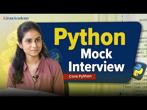 Python Interview for Freshers | Core Python Questions with Real-Time Examples | Mock Interview
