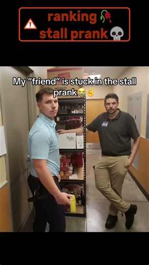 Ranking the Funniest Stall Pranks 🤣 | Viral Public Prank Moments #ranking #stuck