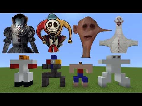 NEVER SPAWN The Prototype Pennywise Fran Keel Desiderio in Minecraft pe