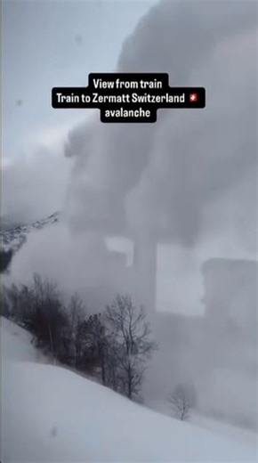 AVALANCHE SUR LA TRAJECTOIRE D’UN TRAIN SUISSE CE MATIN !!! … Une impressionnante avalanche percute le passage d’un train régional suisse ce mardi matin dans les Alpes valaisannes près de Zermatt vidéo de Snowsport sessions #avalanche #trains #suisse #zermatt | Météo Expert Haute-Savoie