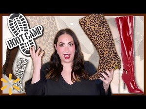 I bought *ALL* the WIDE-CALF BOOTS at Walmart so you don’t have to 💀