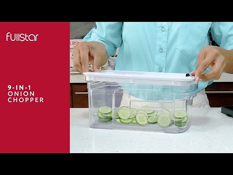 Fullstar 9-in-1 Vegetable Chopper | Step-by-Step Instructions | How to use