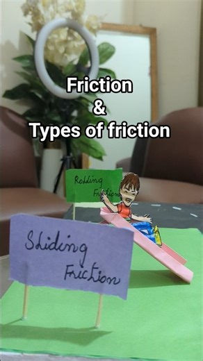 Types of friction 3D working Model #shorts #workingmodel #project