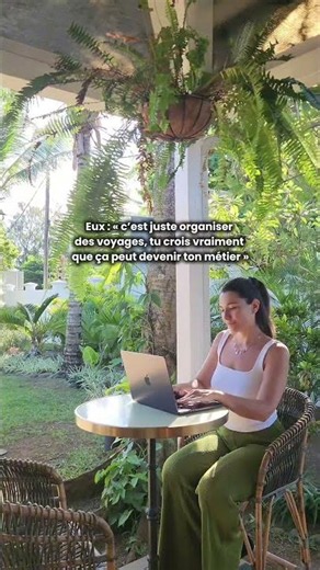 “C’est juste organiser des voyages… »🙃