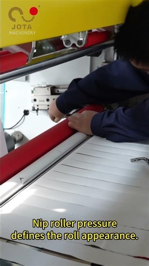 #shorts Nip roller pressure defines the roll appearance.