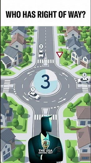Most Drivers Break This Roundabout Law Every Day 😱🔄 #DrivingTips #Driving #CarQuiz #LearnToDrive