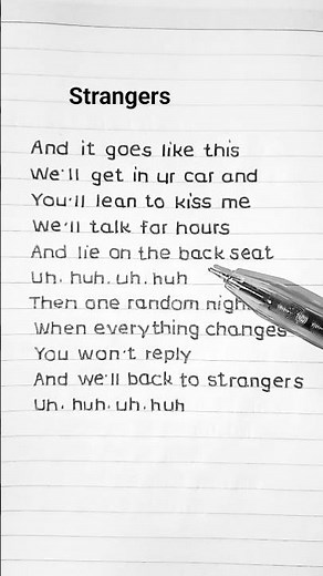 Kenya Grace - Strangers (Lyrics)