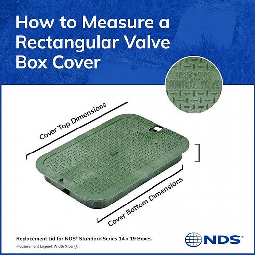How to Measure an NDS Rectangular Valve Box Cover