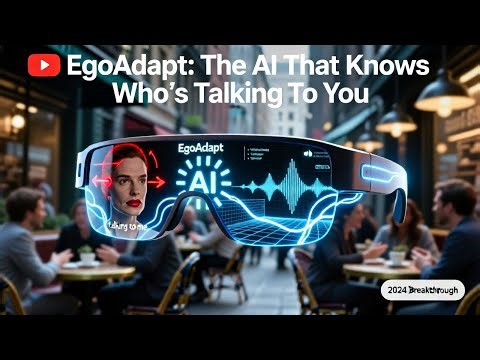 EgoAdapt: The AI That Knows Who’s Talking to You (2024 Breakthrough)
