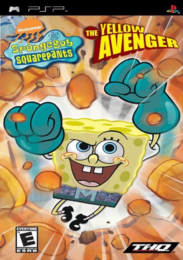 SpongeBob SquarePants - The Yellow Avenger (v1.01) ROM Free Download for PSP - ConsoleRoms