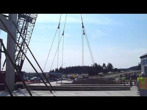 Installation of Tilt Up Construction Panels