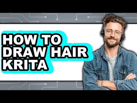 How to Draw Hair Krita (easy Method)