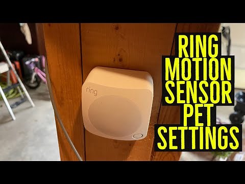 How to Configure Ring Motion Sensor for Pets