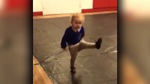 VIDEO: Adorable 2 year old Irish dancer can't contain his dancing feet | Irish Independent