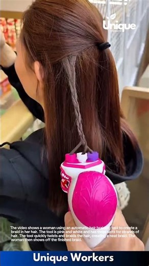 Automatic Hair Braiding Tool Demo - Quick and Easy Braids!