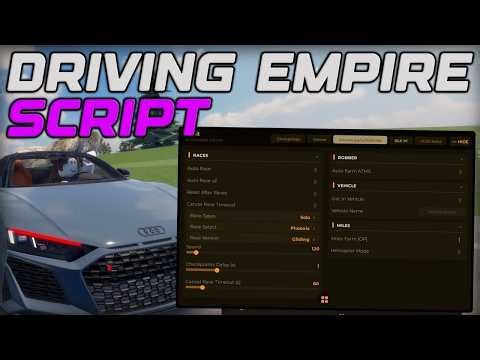 Driving Empire Script | Roblox Driving Empire Script | AUTO FARM MONEY, AUTO ROB, Auto Drive & More