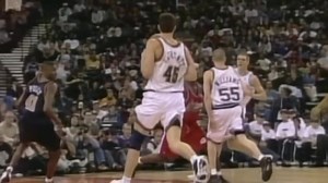 7.8K views · 112 reactions |  Today's KICKZ’ Basketball History Lesson  - February 11th, 2000 - Jason Williams made the greatest pass in All-Star Game history. #NeverNotBallin #LessonLearned | KICKZ | Facebook