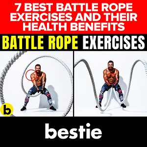 3.3K views · 72 reactions | 7 Best Battle Rope Exercises And Their Health Benefits #BattleRope #Exercises #Bestie | Bestie | Facebook