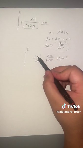 Doing some u sub 👍🏽 #math #tutor #mathtutor #fyp #calculus #integral