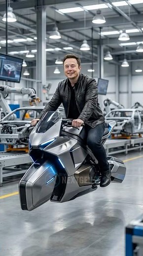 Elon Musk Tests Tesla’s Futuristic Hover Bike — The Future Is Now! 🚀🇺🇸 | American Tech Evolution