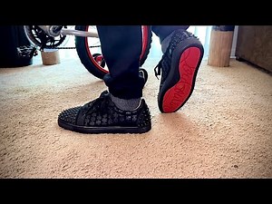 Christian Louboutin Black Spike Review +OnFeet 🔴RED BOTTOM🔴