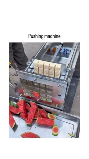 👁️ on Instagram: "- The post showcases a short video of a manual stainless-steel machine that slices whole watermelons into uniform wedges via a lever push, demonstrating quick and precise post-harvest processing. - Posted by Jacques Muhirwa, a Rwandan agronomist focused on crop science, it aligns with his expertise in promoting efficient farming tools under the #HingÂMAFARANGA_RWANDA initiative for agricultural advancement. - Such devices reduce manual labor by up to 80% in fruit preparation c