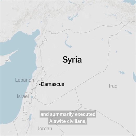23K views · 236 reactions | Massacres have spread across towns on Syria’s Mediterranean coast, in the deadliest outbreak of sectarian violence since rebels toppled the dictator Bashar al-Assad. Christina Goldbaum, The New York Times’s bureau chief in Syria, traveled to the area to get a sense of who was responsible. https://nyti.ms/3GA8NXe | The New York Times | Facebook