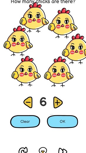 Brain out level 72 how many chickens are there Walkthrough and solution