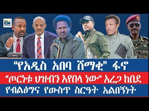 "የአዲስ አበባ ሸማቂ" ፋኖ/"ጦርነቱ ህዝብን እየበላ ነው" አረጋ ከበደ/የብልፅግና የውስጥ ስርዓት አልበኝነት