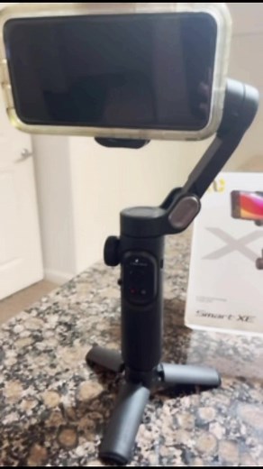 Handheld 3 Axis Foldable Anti-shaking Shooting Stand, 1 Piece Rotating Automatic Face & Figure Tracking Stabilizer For Live Short Video, Photography Accessories Handheld 3 Axis Foldable its amazing #tiktokshop #camerastand #facetracking