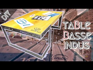 Making of an INDUSTRIAL wood and metal COFFEE TABLE