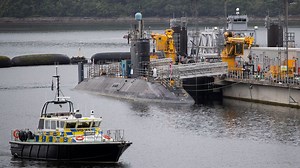 Man and woman arrested after trying to get into Faslane naval base