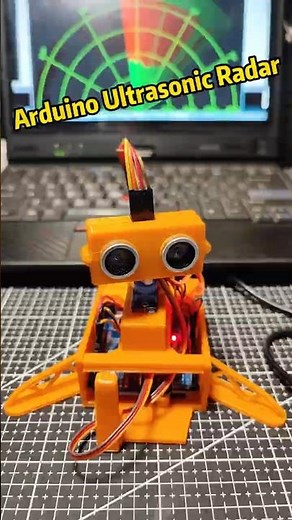 3D Printed Ultrasonic Radar System using Arduino Uno |||# 3dprinting #arduino #arduinoproject #diy