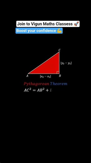 ☠️Formula Distance🔥Between two point Learn with Animated🚀#class10#vigunmathsclasses#board#shorts