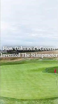 Oakmont's diabolical greens are the reason the Stimpmeter exists. 🤯