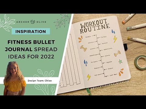Health & Fitness Tracking In Your 2022 Bullet Journal | 10 Fitness Spread Ideas
