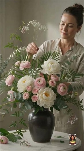 How a Master Florist Builds a Luxury Arrangement 🌸✨ #florist #flowers #diy #bouquet #weddingflowers
