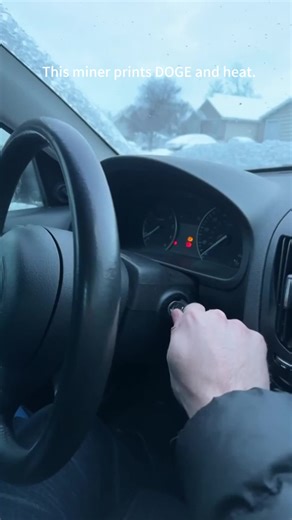 A Dogecoin miner designed to beat the cold #jinglemining #ai #fluminer #dogecoinminer #dogecoin #heater #cryptoheating #cryptominer #wintersetup #homeheating