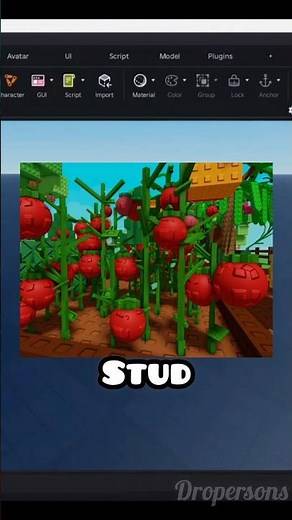 How To Make STUD Models In Roblox... #roblox #robloxshorts #gamedev #shorts