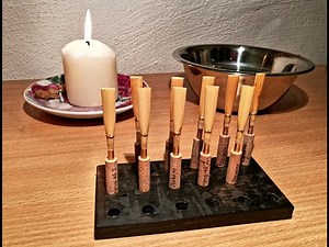 Oboe reed making - PART 2 - Shaping and tying