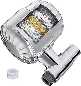 32 Stage Shower Filter,SR SUN RISE Shower Filter Head for Hard Water - High Output Shower Water Filter to Remove Toxic Chemicals/Chlorine/Fluoride, Improves the Condition of Your Skin,Hair