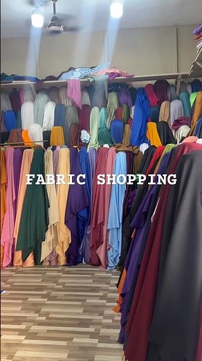 Fabric shopping!