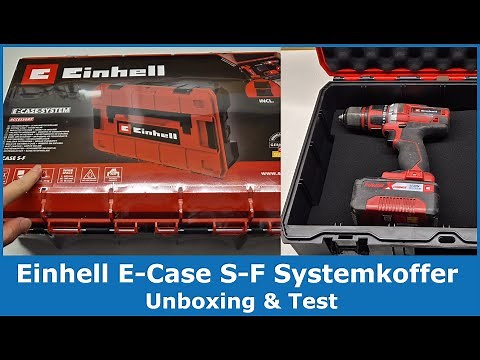 Einhell E-Case S-F system case tested || Storage and transport of accessories and tools